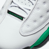 Men's Air Jordan 13 Retro Lucky Shoes - White / Lucky Green / Black - Sneaker-bargains Nike