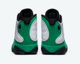 Men's Air Jordan 13 Retro Lucky Shoes - White / Lucky Green / Black - Sneaker-bargains Nike