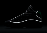 Men's Air Jordan 13 Retro Lucky Shoes - White / Lucky Green / Black - Sneaker-bargains Nike