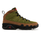 Men's Air Jordan Retro 9 NRG Boot Shoes - Military Brown / Legion Green - Sneaker-bargains Nike