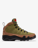 Men's Air Jordan Retro 9 NRG Boot Shoes - Military Brown / Legion Green - Sneaker-bargains Nike