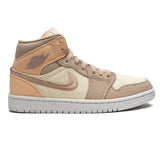 Women's Air Jordan 1 Mid SE Shoes - Brown / Sail / Desert