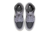 Women's Jordan 1 Mid Shoes - Cement Grey / Sail - Sneaker-bargains Nike