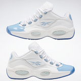 Men's Question Low Basketball Shoes - White / Fluid Blue / Ice-A1 - Sneaker-bargains Reebok