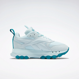 Women's Cardi B Classic Leather V2 Women's Shoes - Whisper Blue / Seaport Teal - Sneaker-bargains Reebok