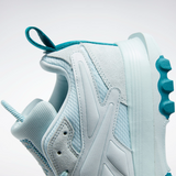 Women's Cardi B Classic Leather V2 Women's Shoes - Whisper Blue / Seaport Teal - Sneaker-bargains Reebok