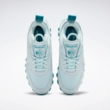 Women's Cardi B Classic Leather V2 Women's Shoes - Whisper Blue / Seaport Teal - Sneaker-bargains Reebok