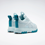 Women's Cardi B Classic Leather V2 Women's Shoes - Whisper Blue / Seaport Teal - Sneaker-bargains Reebok