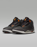 Men's Air Jordan 3 Fear Shoes - Night Stadium / Black / Flat Pewter / Total Orange - Sneaker-bargains Nike