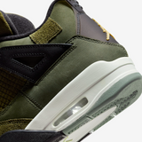 Men's Jordan 4 Retro SE Shoes - Medium Olive / Pale Vanilla / Khaki / Black / Sail - Sneaker-bargains Nike